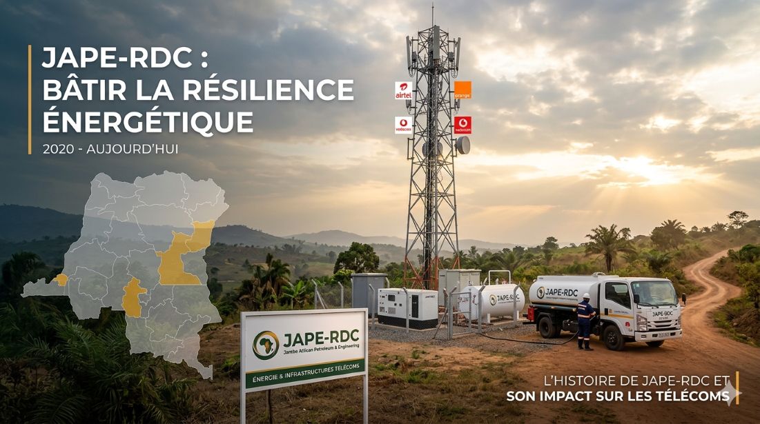 Couverture de Historique de l'entreprise JAPE-RDC